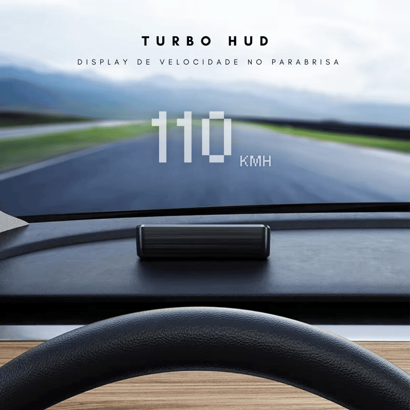 Turbo HUD -  Head Up Display de Velocidade no Parabrisa