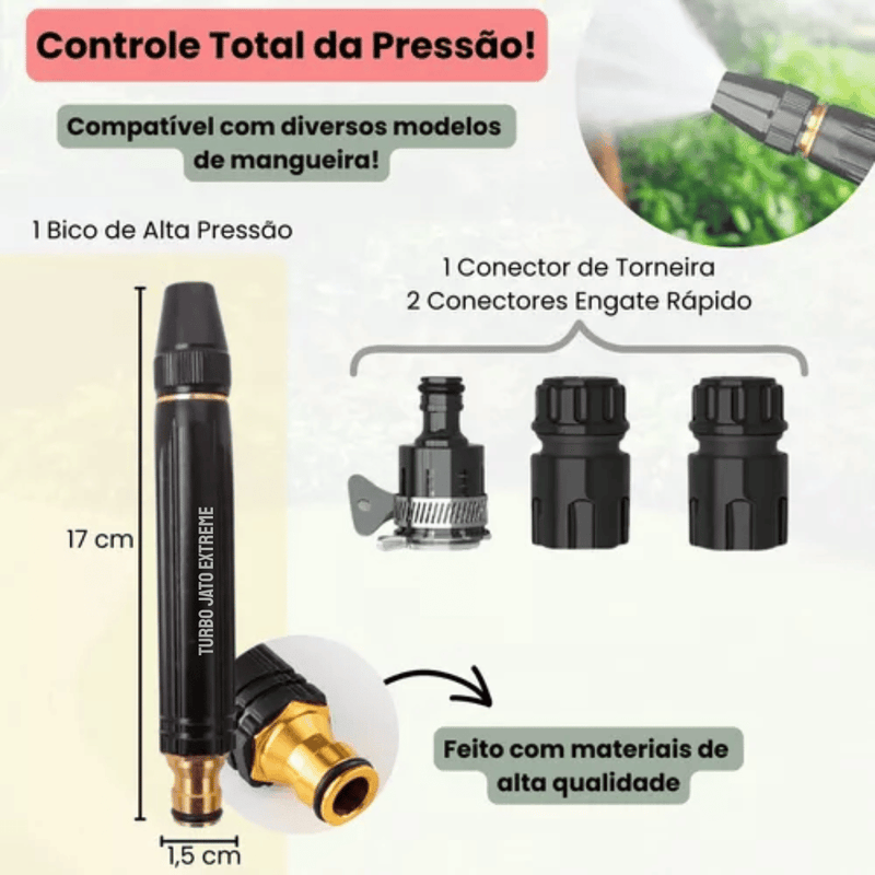 Turbo Jato Extreme – Jato de Alta Potência para Lavagem e Irrigação