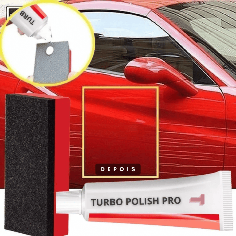 Turbo Polish PRO - Removedor de Riscos e Polidor de Pintura Automotiva Manual