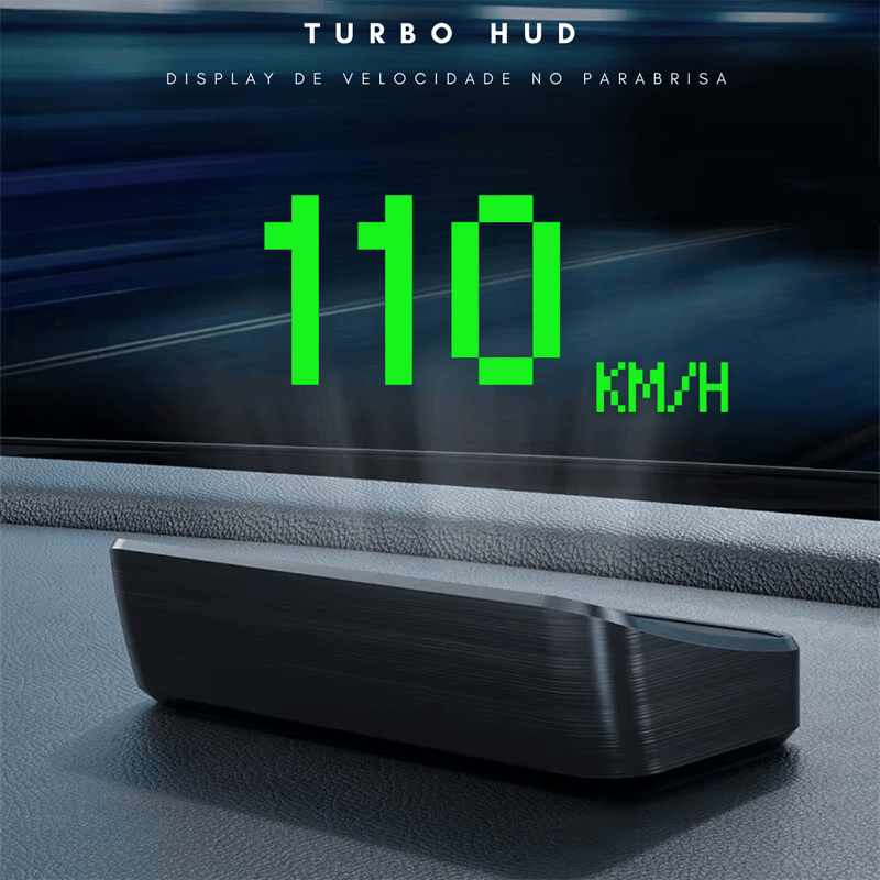 Turbo HUD -  Head Up Display de Velocidade no Parabrisa