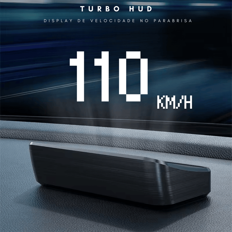 Turbo HUD -  Head Up Display de Velocidade no Parabrisa